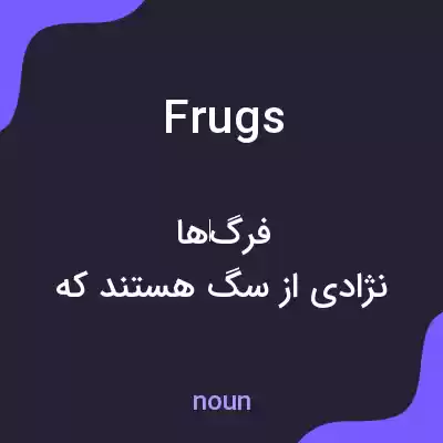 معنی frugs به فارسی