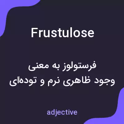معنی frustulose به فارسی معنی frustulose به فارسی