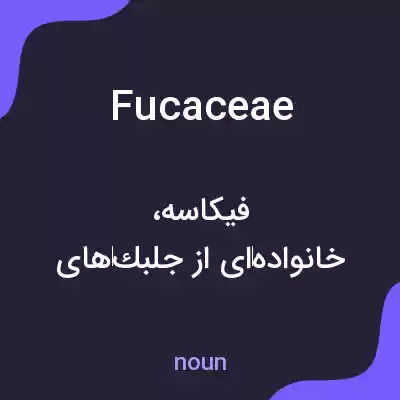 معنی fucaceae به فارسی معنی fucaceae به فارسی