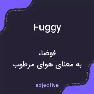 معنی fuggy به فارسی معنی fuggy به فارسی