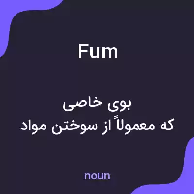 معنی fum به فارسی معنی fum به فارسی