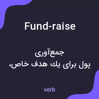 معنی fund-raise به فارسی معنی fund-raise به فارسی