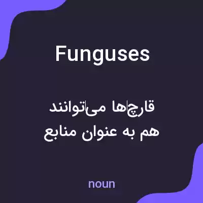 معنی funguses به فارسی معنی funguses به فارسی