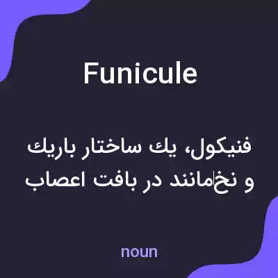 معنی funicule به فارسی معنی funicule به فارسی