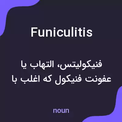 معنی funiculitis به فارسی معنی funiculitis به فارسی