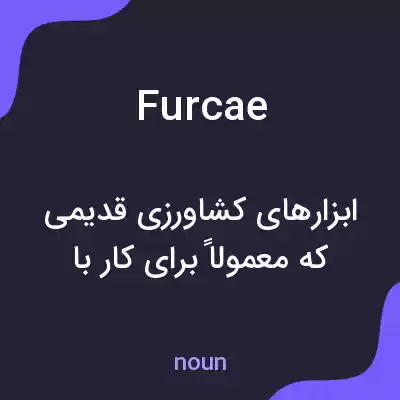 معنی furcae به فارسی معنی furcae به فارسی