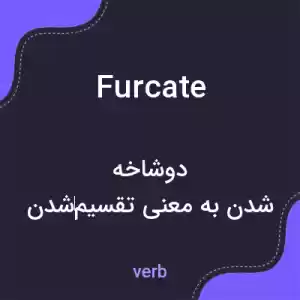معنی furcate به فارسی معنی furcate به فارسی