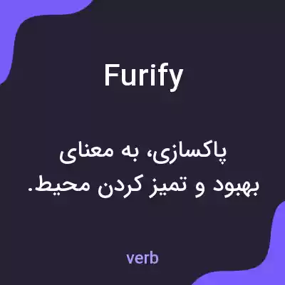 معنی furify به فارسی معنی furify به فارسی
