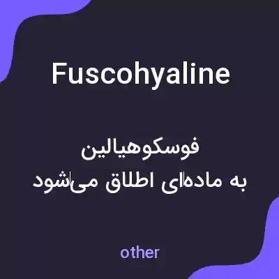 معنی fuscohyaline به فارسی معنی fuscohyaline به فارسی