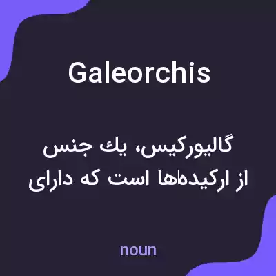 معنی galeorchis به فارسی معنی galeorchis به فارسی