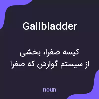 معنی gall bladder به فارسی معنی gall bladder به فارسی