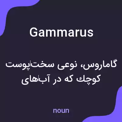 معنی gammarus به فارسی معنی gammarus به فارسی