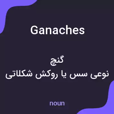 معنی ganaches به فارسی معنی ganaches به فارسی