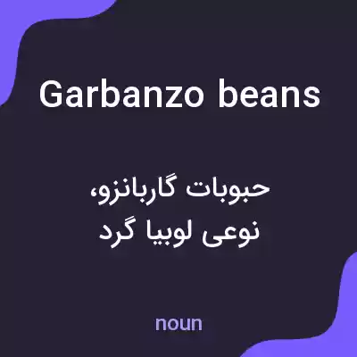 معنی garbanzo beans به فارسی معنی garbanzo beans به فارسی