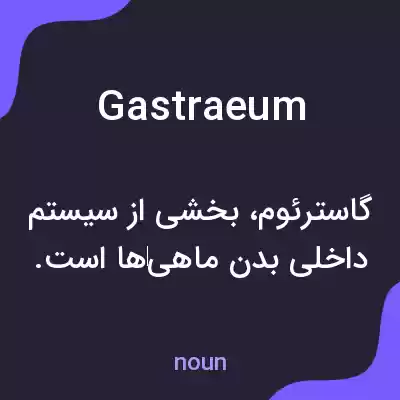 معنی gastraeum به فارسی معنی gastraeum به فارسی