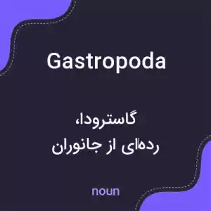 معنی gastropoda به فارسی معنی gastropoda به فارسی