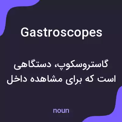 معنی gastroscopes به فارسی معنی gastroscopes به فارسی