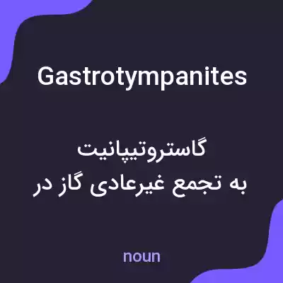 معنی gastrotympanites به فارسی معنی gastrotympanites به فارسی