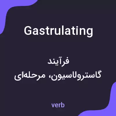 معنی gastrulating به فارسی معنی gastrulating به فارسی