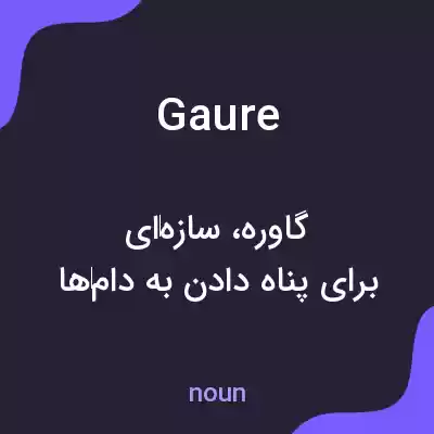 معنی gaure به فارسی معنی gaure به فارسی
