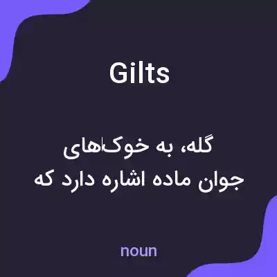 معنی gilts به فارسی معنی gilts به فارسی