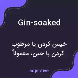 معنی gin-soaked به فارسی معنی gin-soaked به فارسی