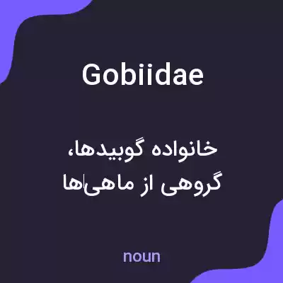 معنی gobiidae به فارسی معنی gobiidae به فارسی