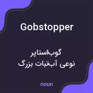 معنی gobstopper به فارسی معنی gobstopper به فارسی