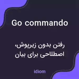 معنی go commando به فارسی معنی go commando به فارسی