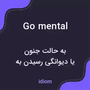 معنی go mental به فارسی معنی go mental به فارسی
