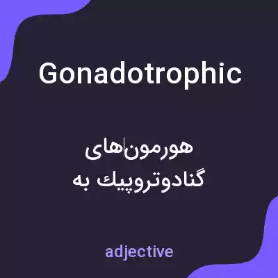 معنی gonadotrophic به فارسی معنی gonadotrophic به فارسی