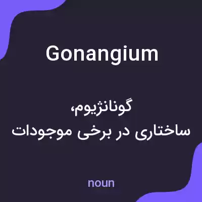 معنی gonangium به فارسی معنی gonangium به فارسی
