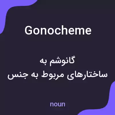 معنی gonocheme به فارسی معنی gonocheme به فارسی