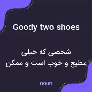 معنی goody two shoes به فارسی معنی goody two shoes به فارسی