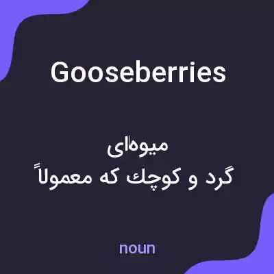 معنی gooseberries به فارسی معنی gooseberries به فارسی