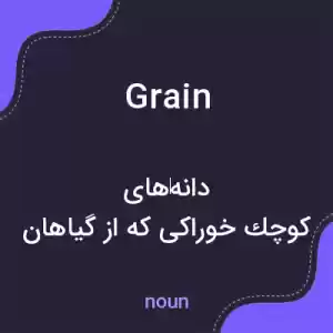 معنی grain به فارسی