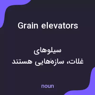معنی grain elevators به فارسی معنی grain elevators به فارسی