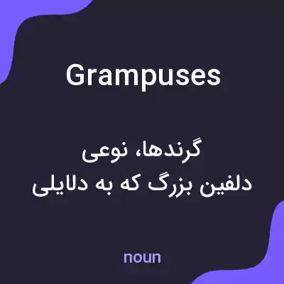 معنی grampuses به فارسی معنی grampuses به فارسی