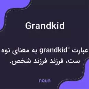 معنی grandkid به فارسی معنی grandkid به فارسی
