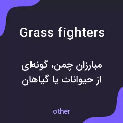 معنی grass fighters به فارسی معنی grass fighters به فارسی