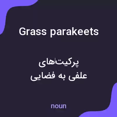 معنی grass parakeets به فارسی معنی grass parakeets به فارسی
