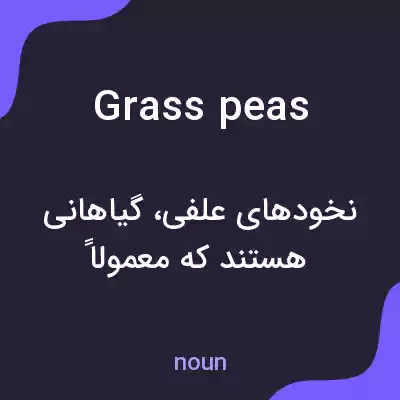 معنی grass peas به فارسی معنی grass peas به فارسی