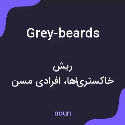 معنی grey-beards به فارسی معنی grey-beards به فارسی