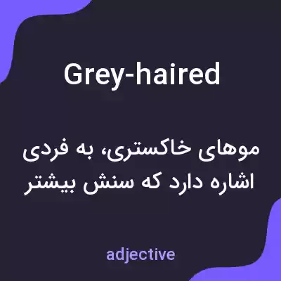 معنی grey-haired به فارسی معنی grey-haired به فارسی