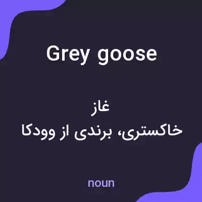 معنی grey goose به فارسی معنی grey goose به فارسی