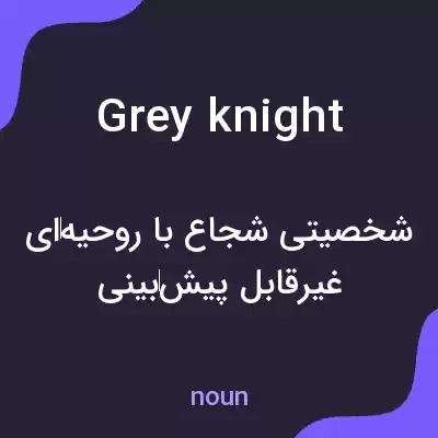 معنی grey knight به فارسی معنی grey knight به فارسی