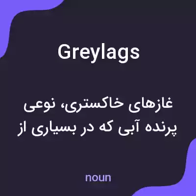 معنی greylags به فارسی معنی greylags به فارسی