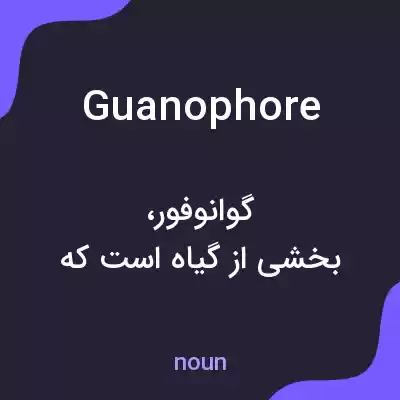 معنی guanophore به فارسی معنی guanophore به فارسی