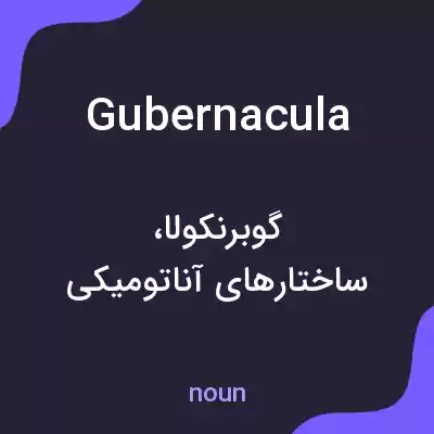 معنی gubernacula به فارسی معنی gubernacula به فارسی