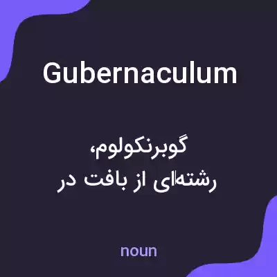 معنی gubernaculum به فارسی معنی gubernaculum به فارسی